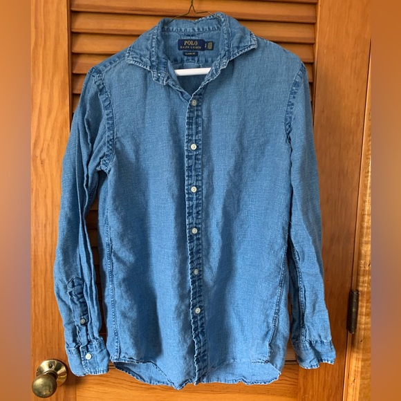 Polo Ralph Lauren Tops - POLO RALPH LAUREN  Classic Fit SP Women’s  long sleeve light weight denim SHIRT